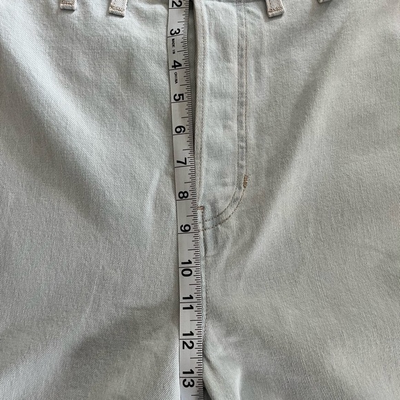 Veronica Beard Grant Wide Leg Jeans Braided High Waist Size 31 Aspen Wash - Picture 6 of 16